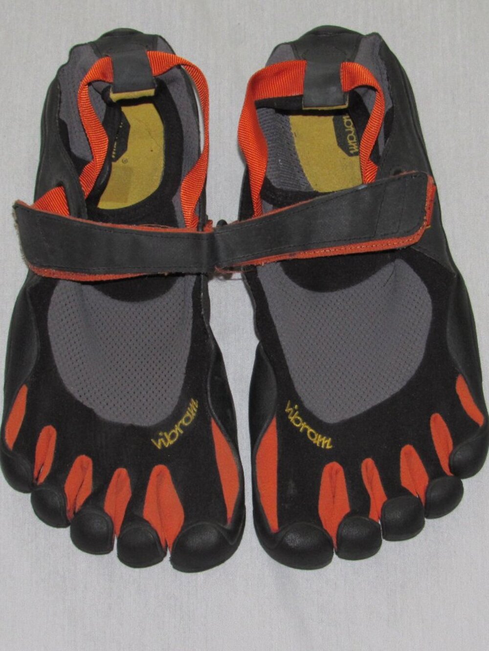 Vibram Five Fingers M1483 Men's 8 EU 40 Gray Black Orange Barefoot Running Shoes